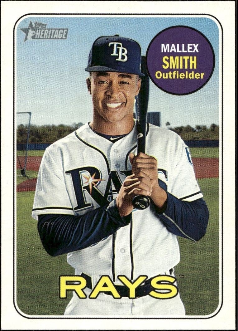 2018 Topps Heritage High Number Mallex Smith #505 trading card