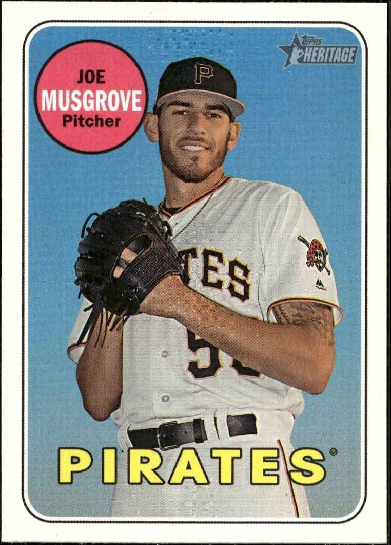 2018 Topps Heritage High Number Joe Musgrove #672 trading card