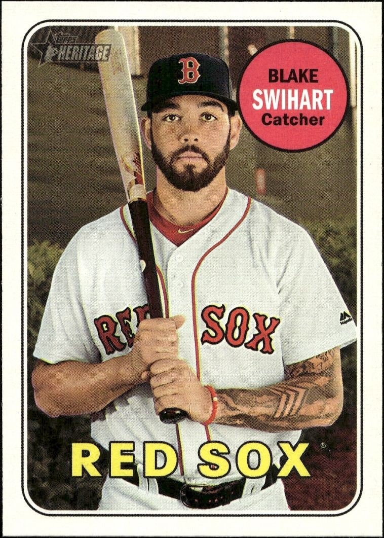 2018 Topps Heritage High Number Blake Swihart #531 trading card