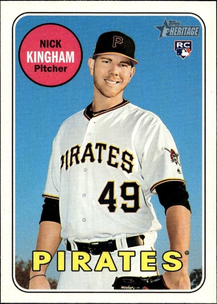 2018 Topps Heritage High Number Nick Kingham #651 trading card