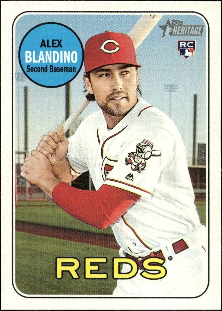 2018 Topps Heritage High Number Alex Blandino #509 trading card