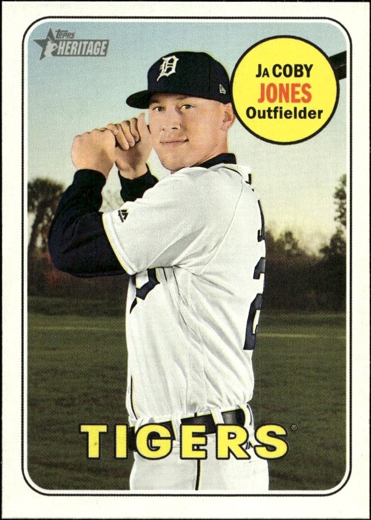 2018 Topps Heritage High Number JaCoby Jones #636 trading card