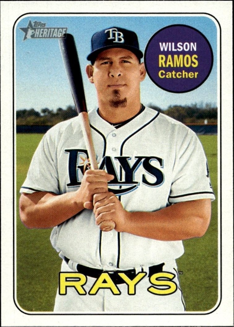 2018 Topps Heritage Wilson Ramos #228 trading card