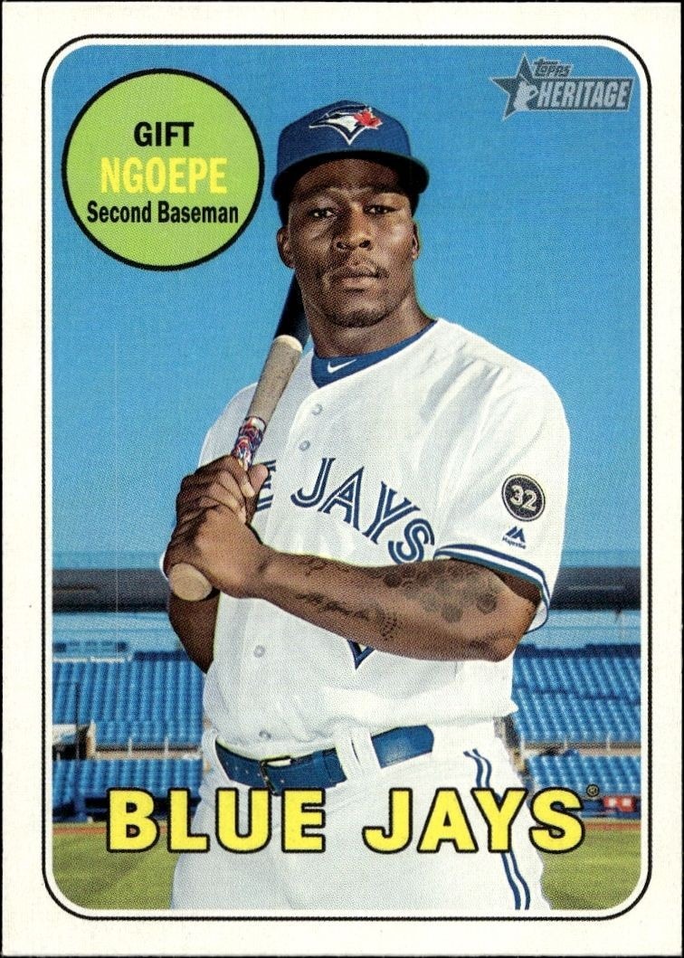 2018 Topps Heritage High Number Gift Ngoepe #579 trading card