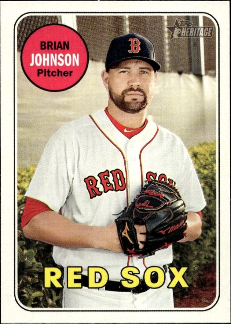 2018 Topps Heritage High Number Brian Johnson #582 trading card