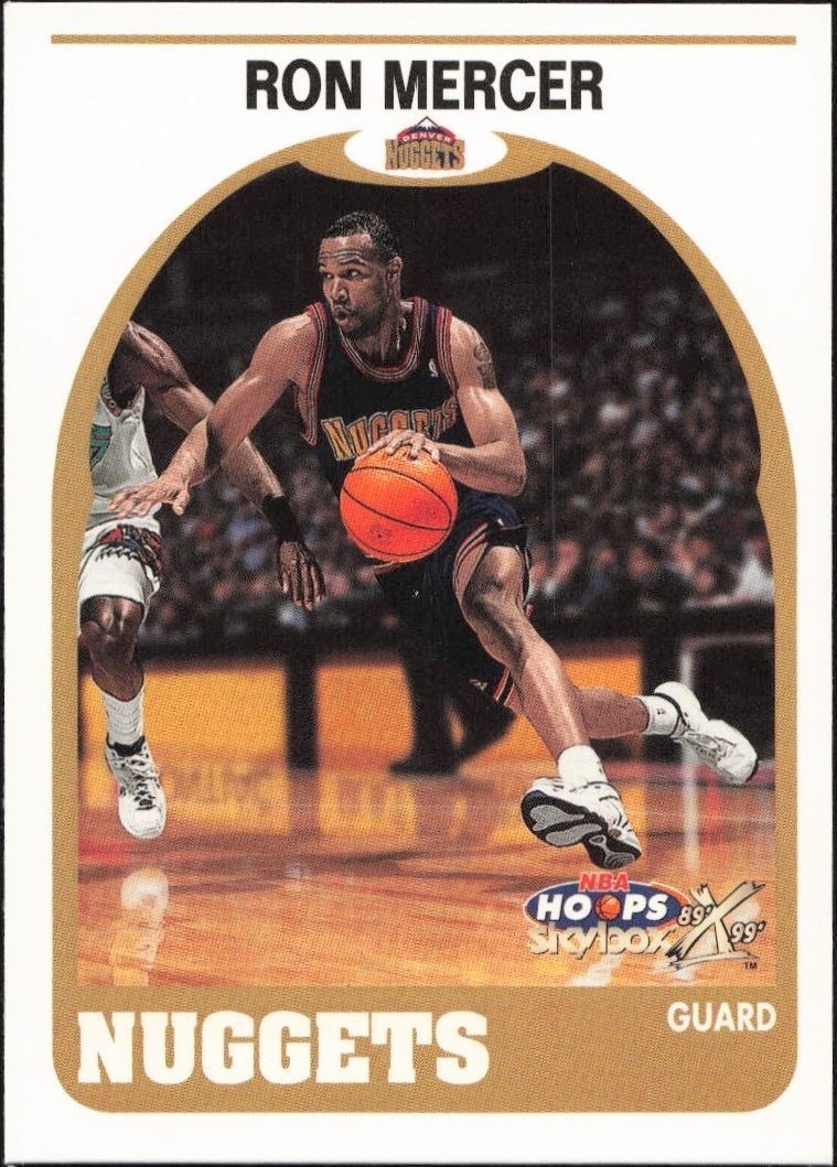 1999-00 Skybox NBA Hoops Decade Ron Mercer #138 trading card
