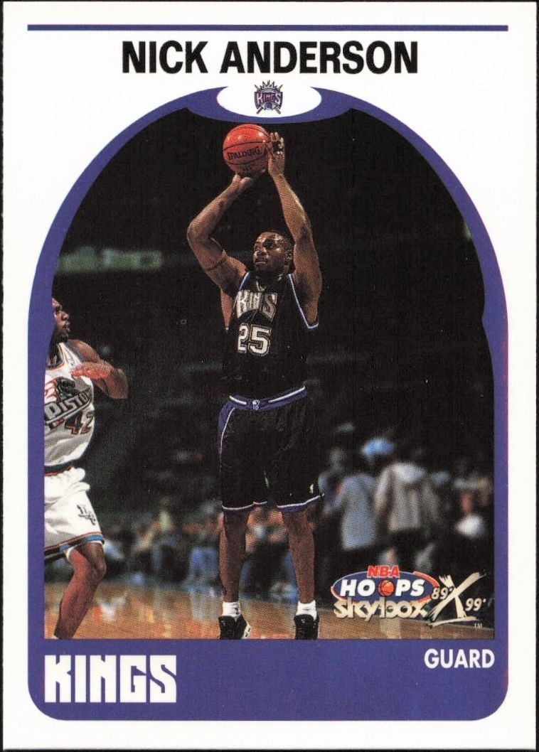 1999-00 Skybox NBA Hoops Decade Nick Anderson #10 trading card