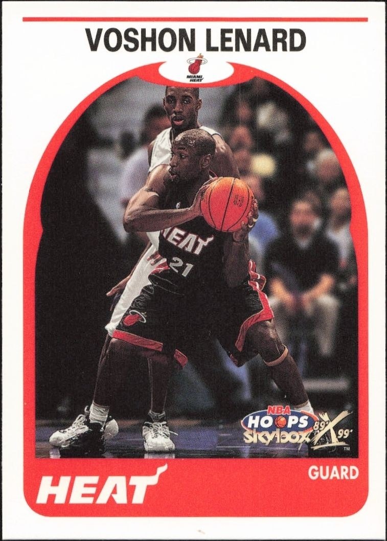 1999-00 Skybox NBA Hoops Decade Voshon Lenard #71 trading card
