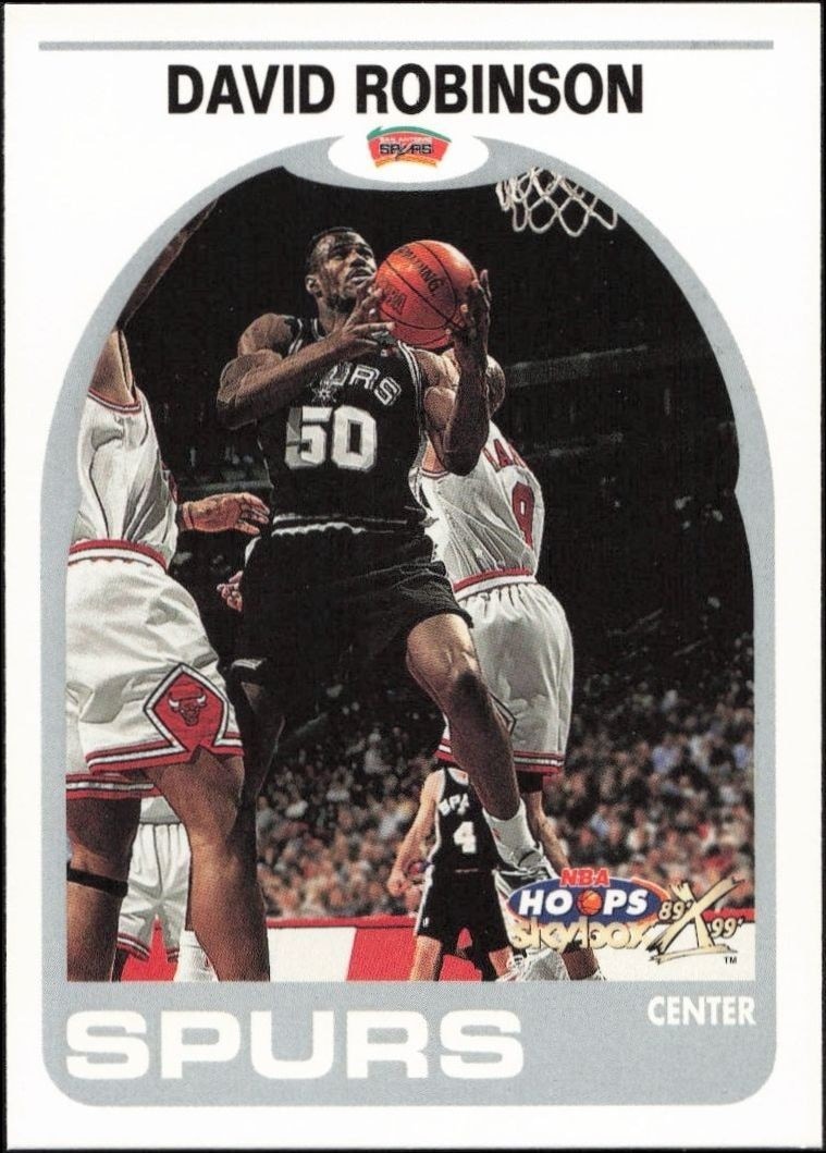 1999-00 Skybox NBA Hoops Decade David Robinson #1 trading card
