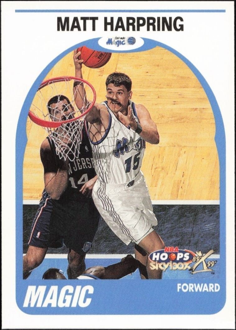 1999-00 Skybox NBA Hoops Decade Matt Harpring #32 trading card