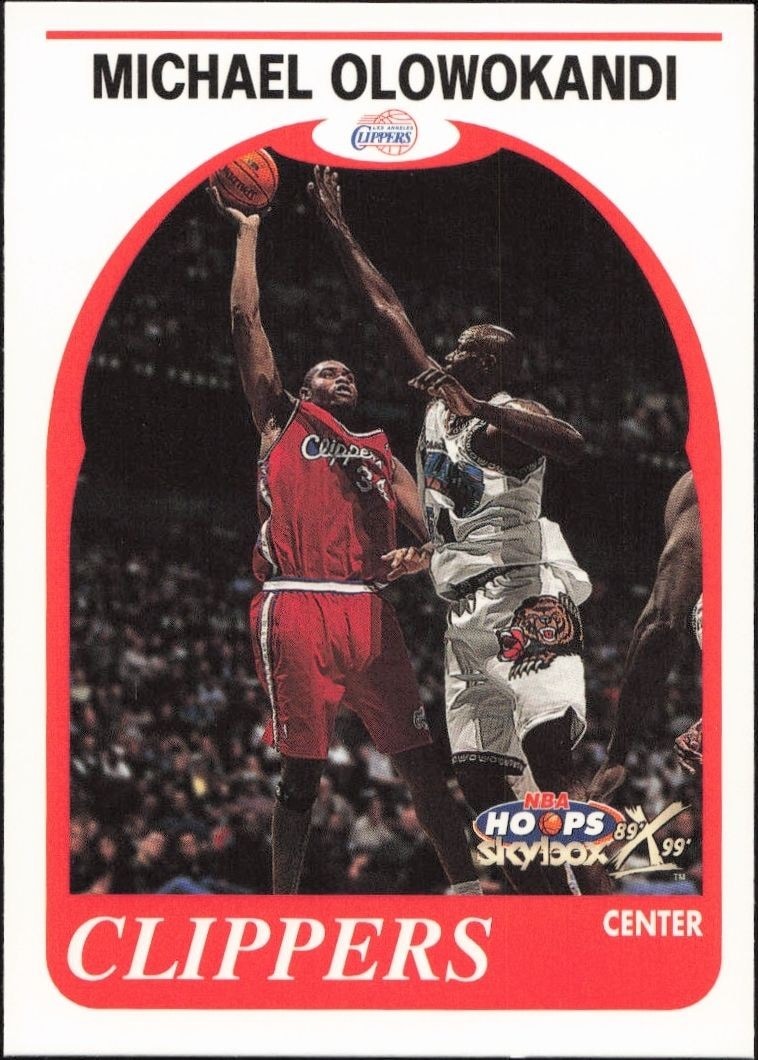 1999-00 Skybox NBA Hoops Decade Michael Olowokandi #5 trading card