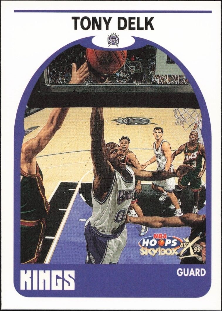 1999-00 Skybox NBA Hoops Decade Tony Delk #135 trading card