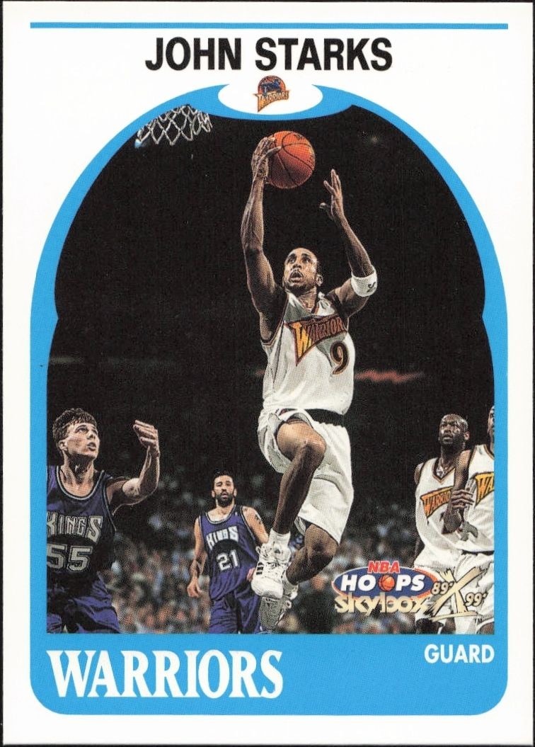1999-00 Skybox NBA Hoops Decade John Starks #154 trading card