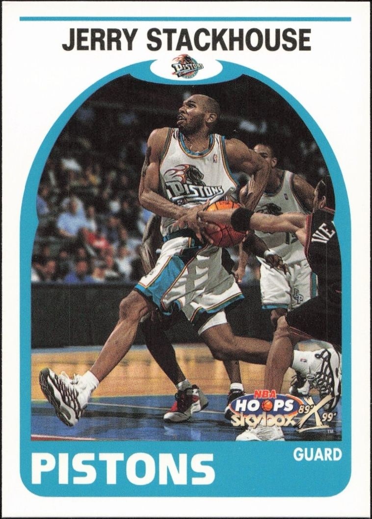 1999-00 Skybox NBA Hoops Decade Jerry Stackhouse #29 trading card