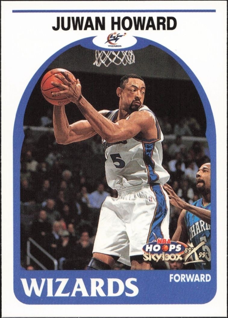 1999-00 Skybox NBA Hoops Decade Juwan Howard #68 trading card