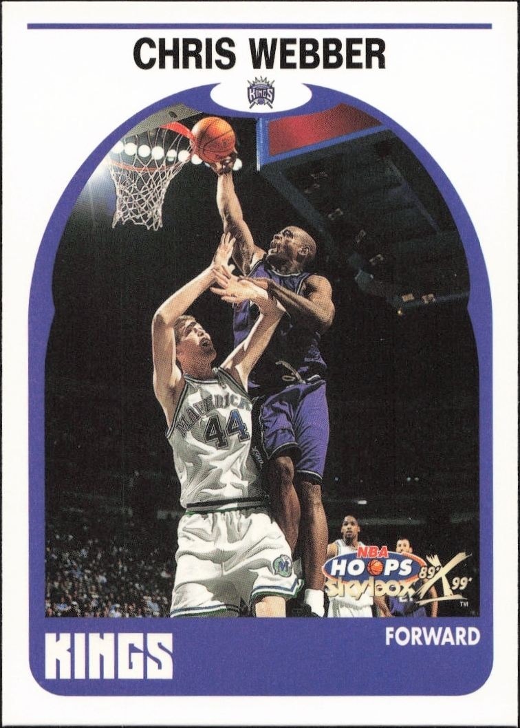 1999-00 Skybox NBA Hoops Decade Chris Webber #74 trading card