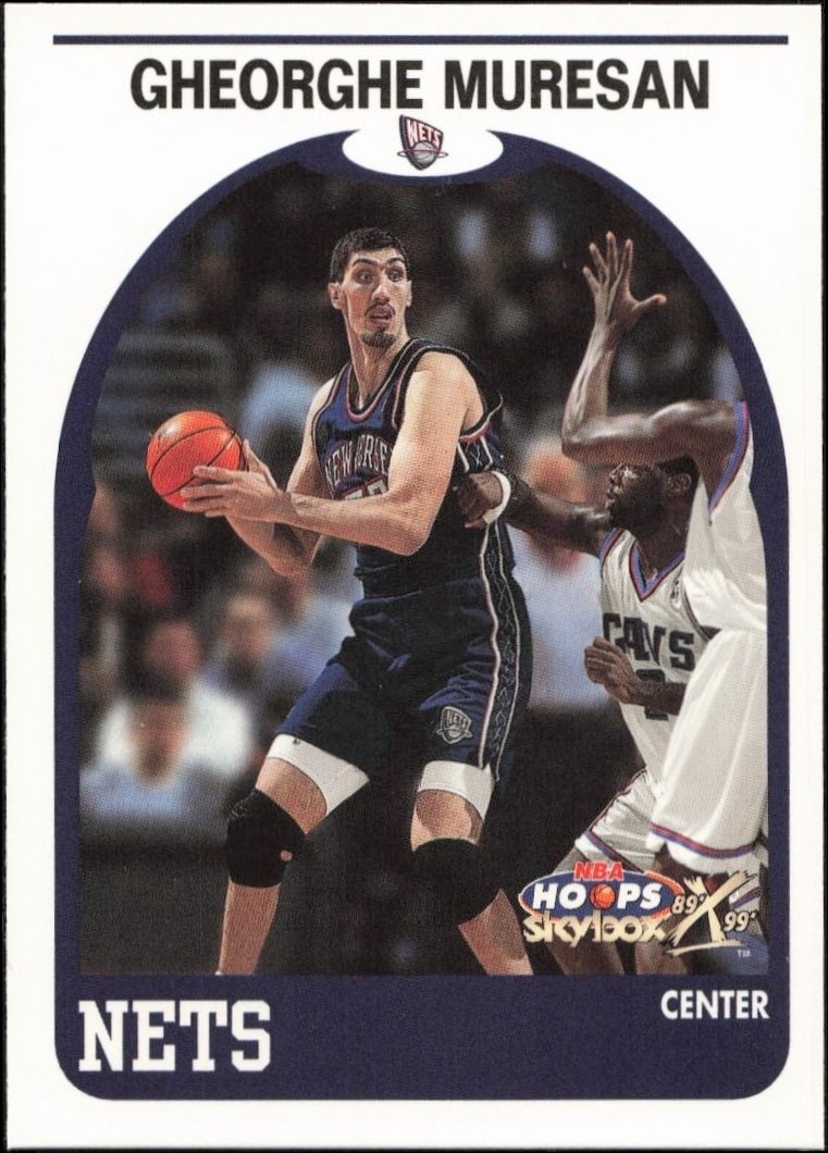 1999-00 Skybox NBA Hoops Decade Gheorghe Muresan #140 trading card