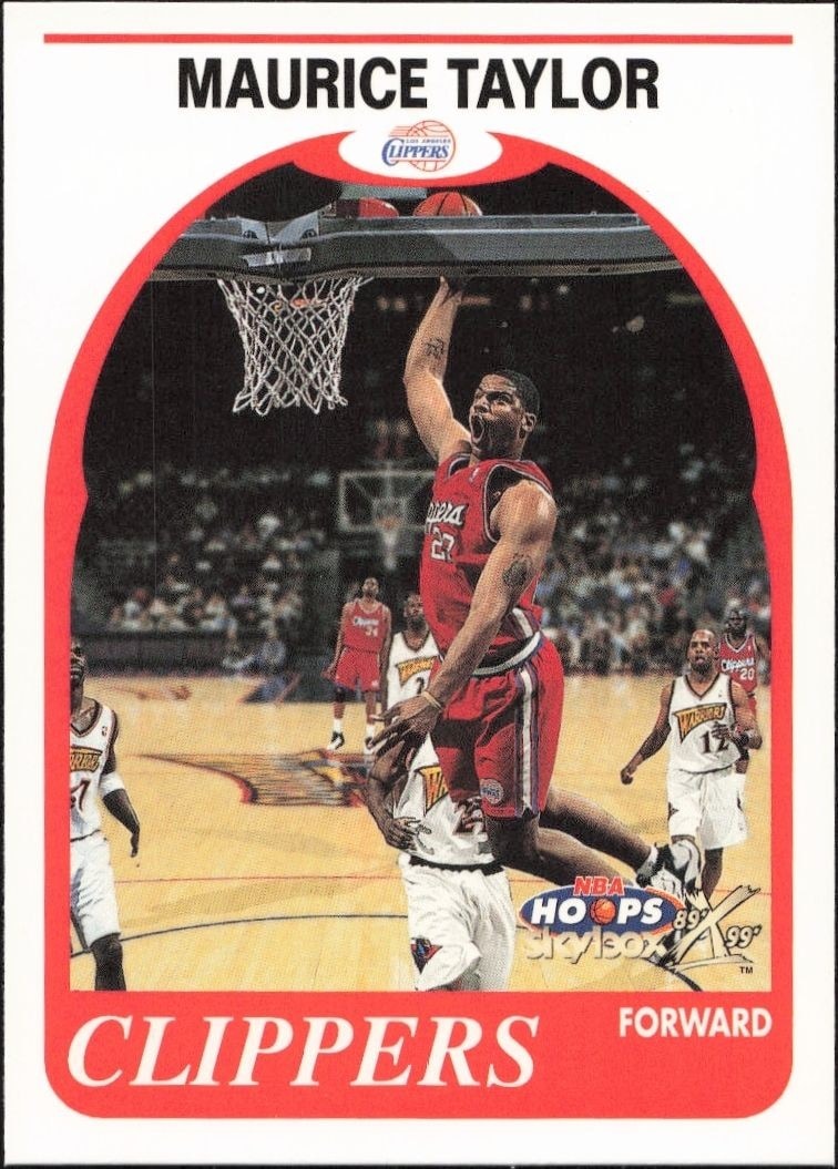 1999-00 Skybox NBA Hoops Decade Maurice Taylor #73 trading card