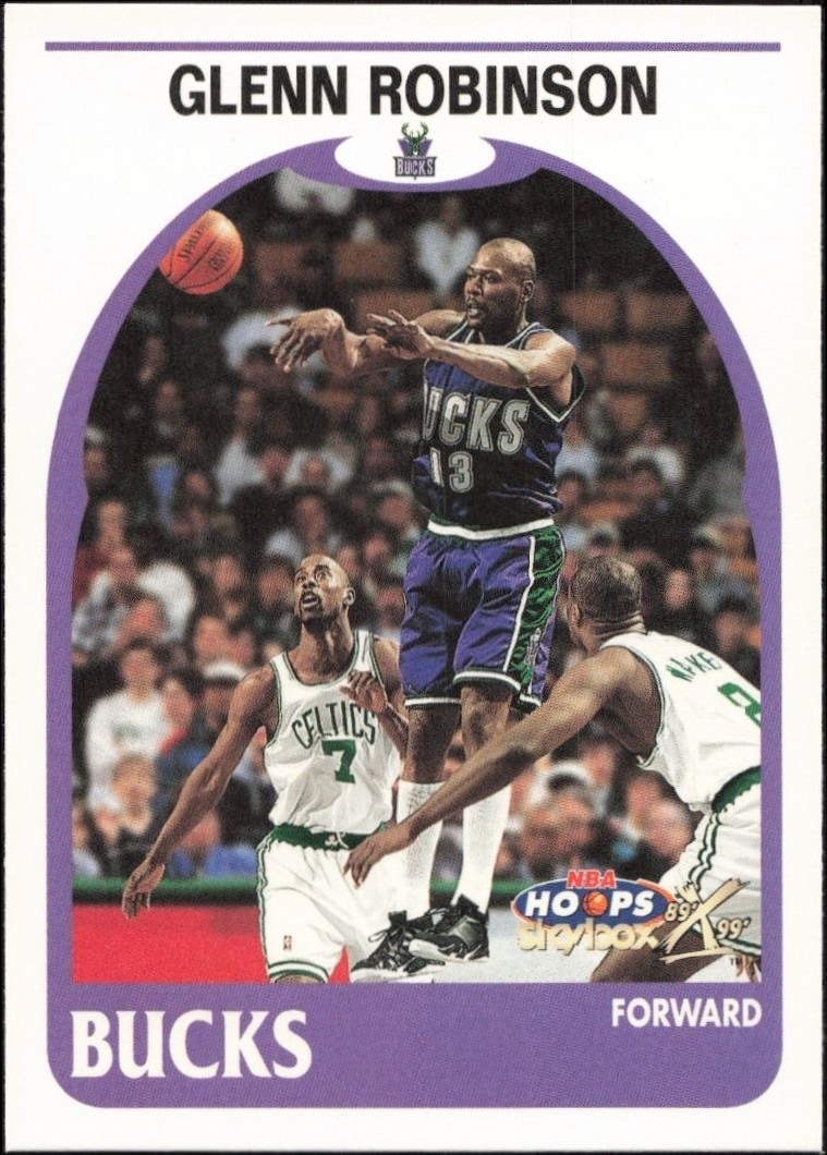 1999-00 Skybox NBA Hoops Decade Glenn Robinson #6 trading card