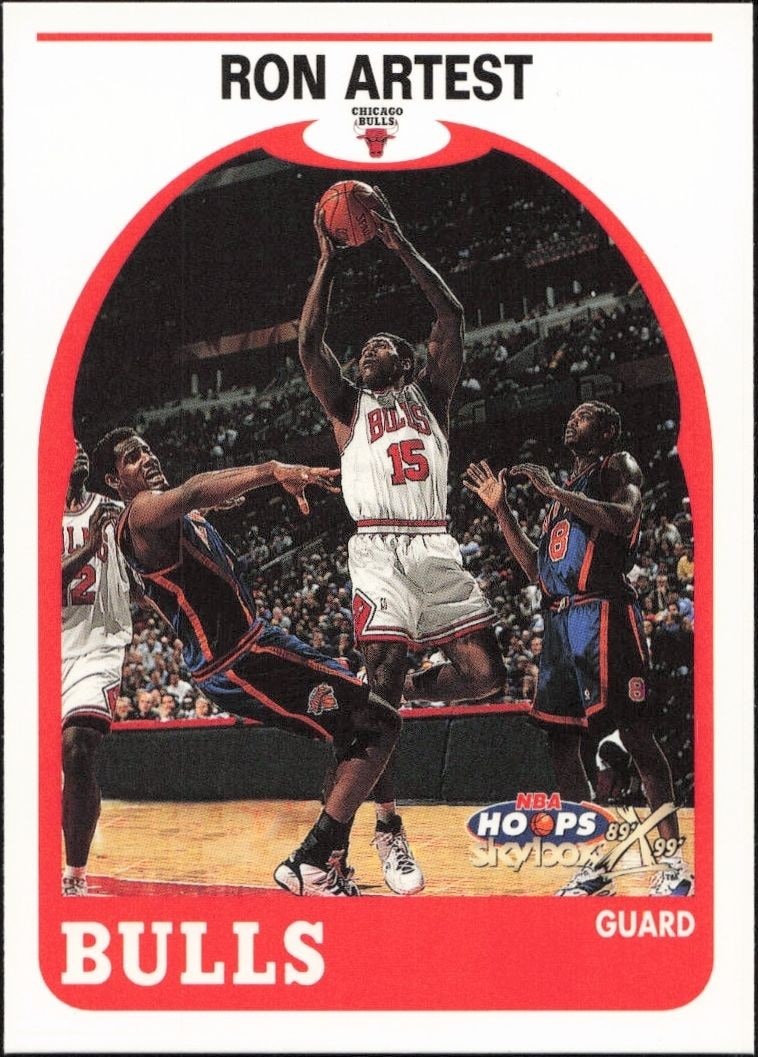 1999-00 Skybox NBA Hoops Decade Ron Artest #109 trading card