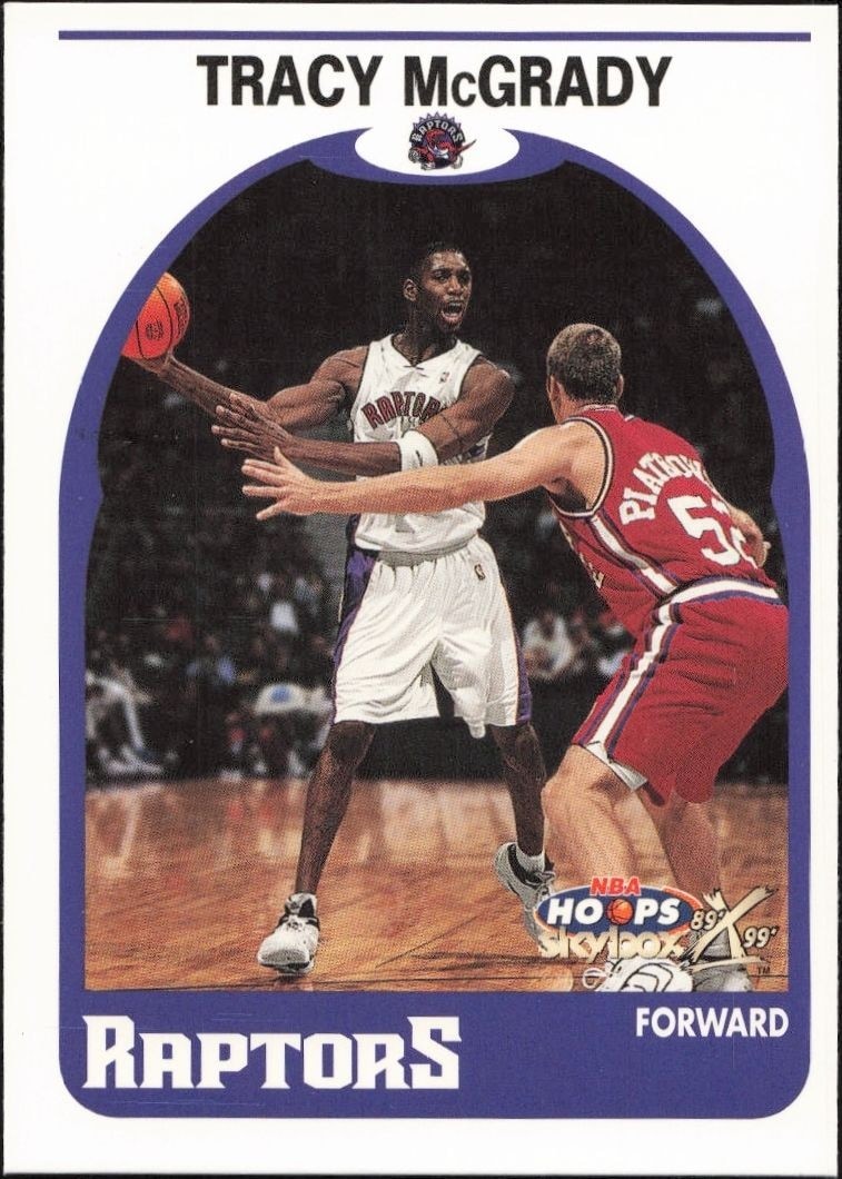 1999-00 Skybox NBA Hoops Decade Tracy McGrady #55 trading card