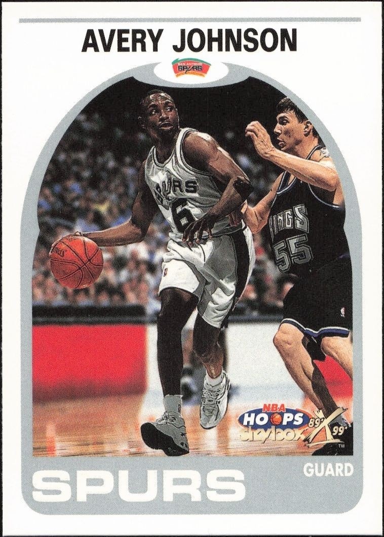 1999-00 Skybox NBA Hoops Decade Avery Johnson #143 trading card