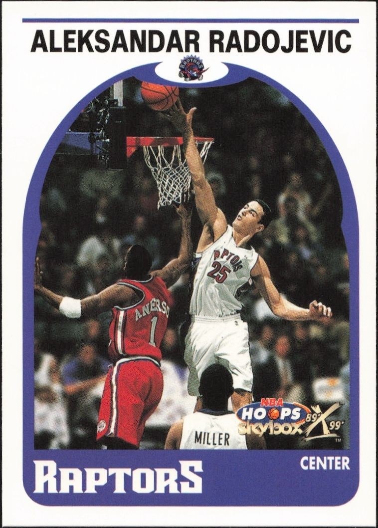 1999-00 Skybox NBA Hoops Decade Aleksandar Radojevic #43 trading card