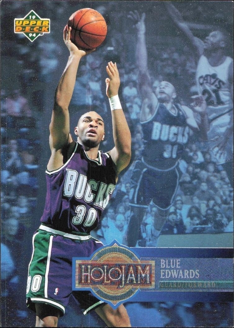 1993-94 Upper-Deck Holojam Blue Edwards #H15 trading card