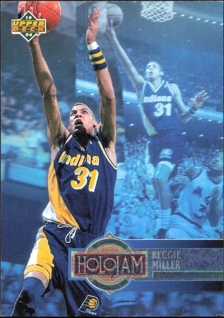 1993-94 Upper-Deck Holojam Reggie Miller #H11 trading card
