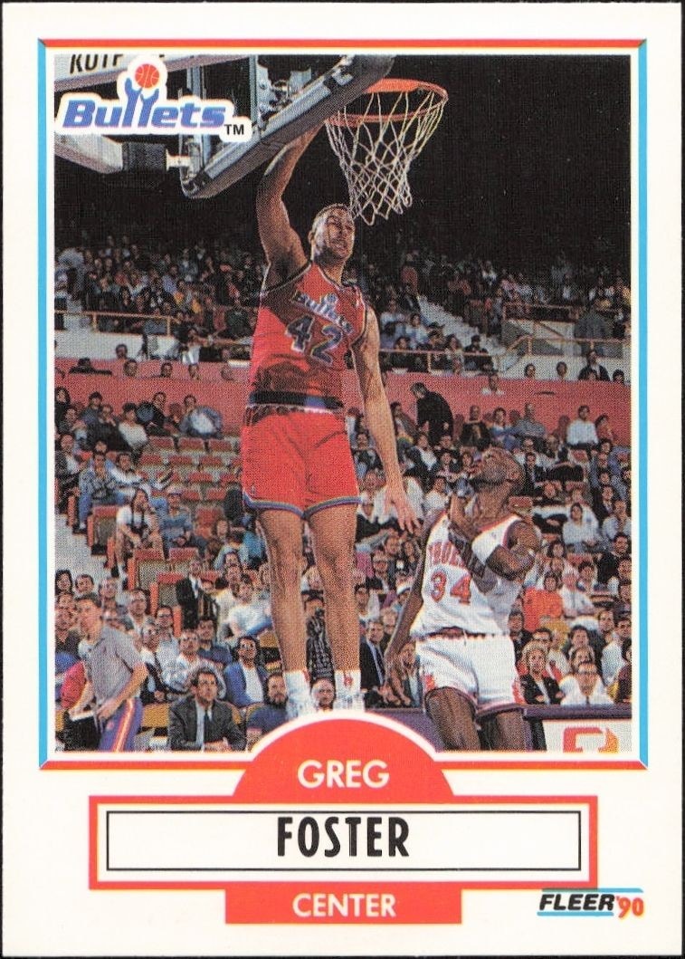 1990-91 Fleer Update Greg Foster #U-99 trading card