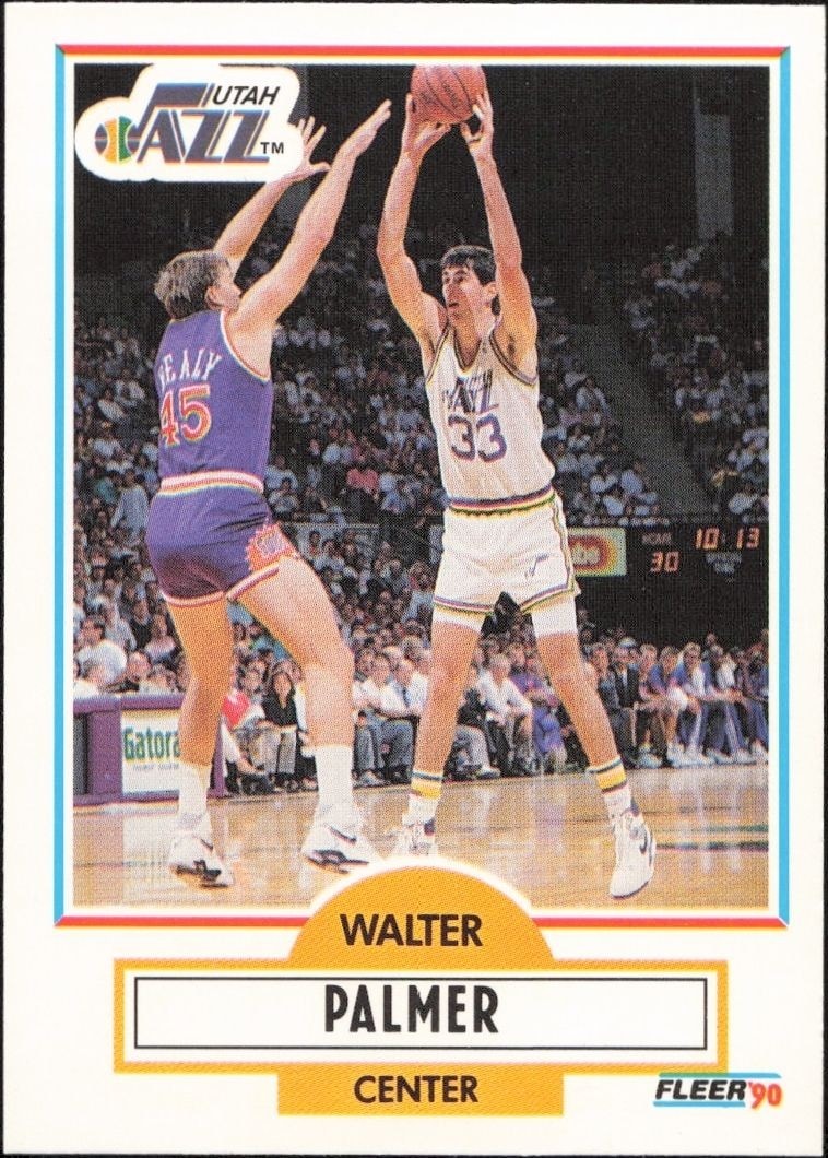 1990-91 Fleer Update Walter Palmer #U-95 trading card