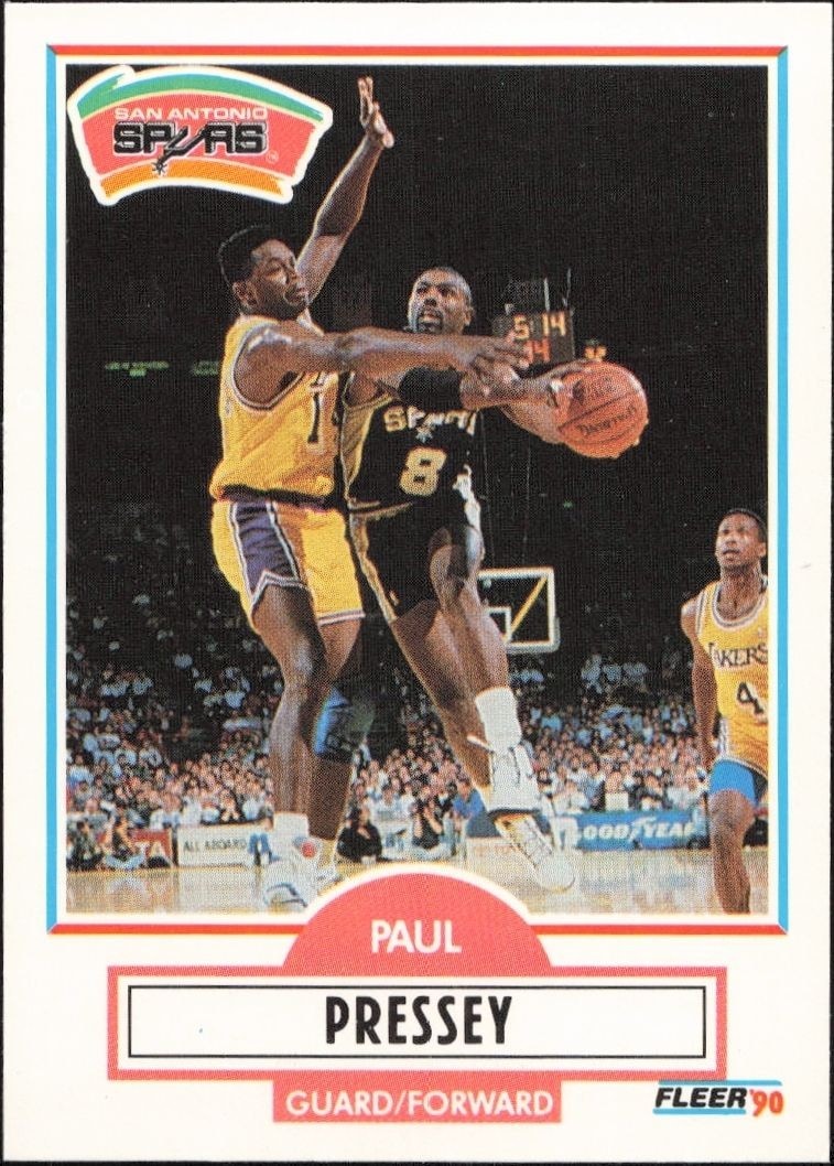 1990-91 Fleer Update Paul Pressey #U-90 trading card