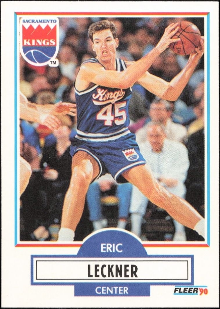 1990-91 Fleer Update Eric Leckner #U-85 trading card