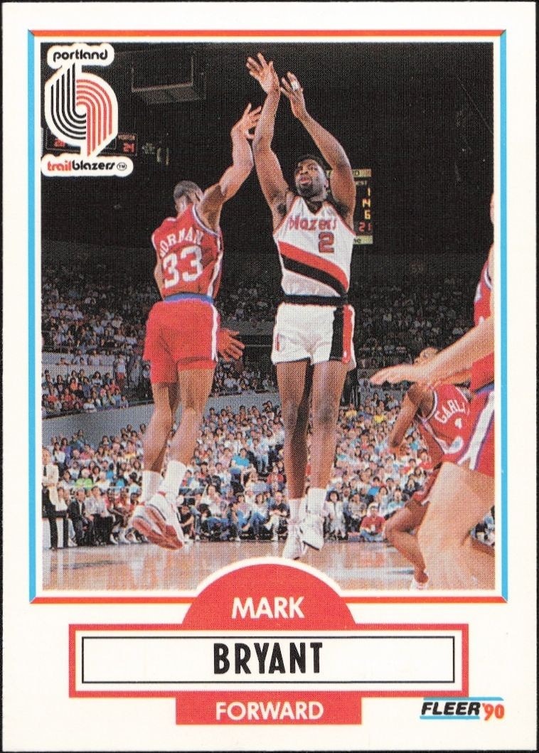 1990-91 Fleer Update Mark Bryant #U-80 trading card