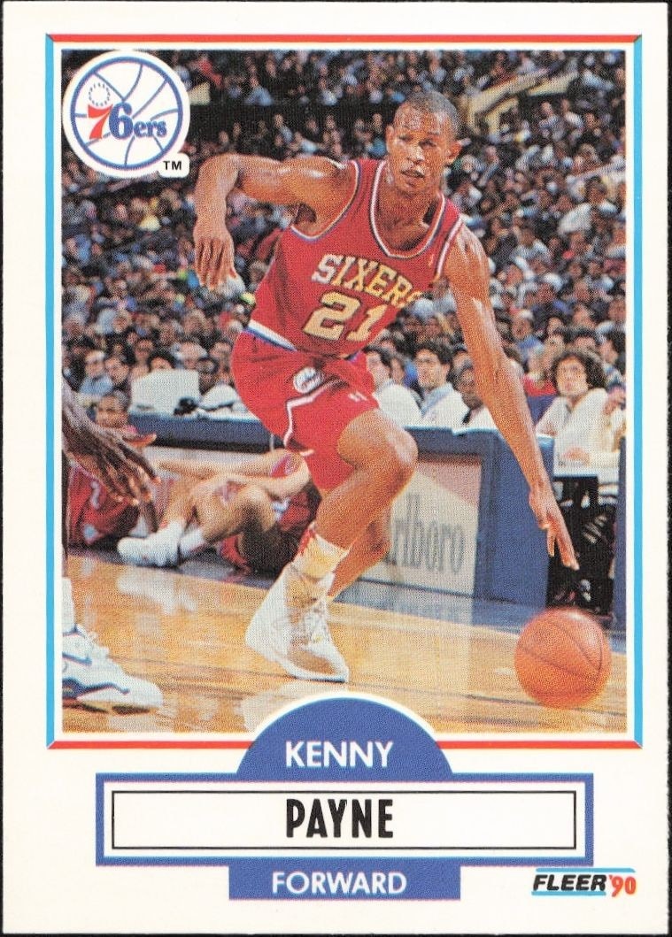 1990-91 Fleer Update Kenny Payne #U-72 trading card