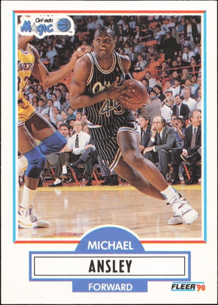 1990-91 Fleer Update Michael Ansley #U-66 trading card