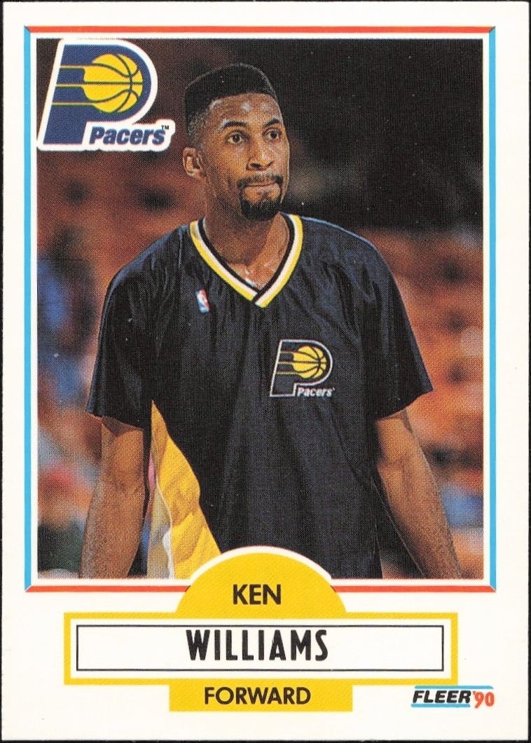1990-91 Fleer Update Kenny Williams #U-38 trading card