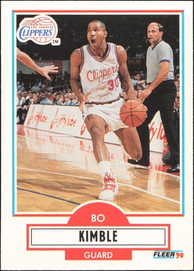 1990-91 Fleer Update Bo Kimble #U-41 trading card