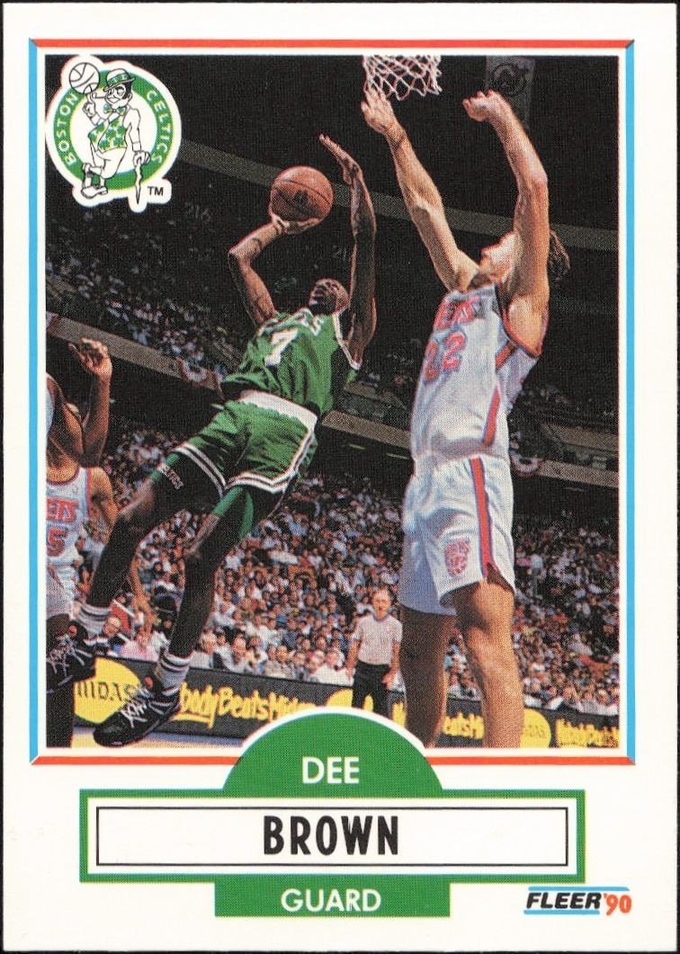 1990-91 Fleer Update Dee Brown #U-6 trading card