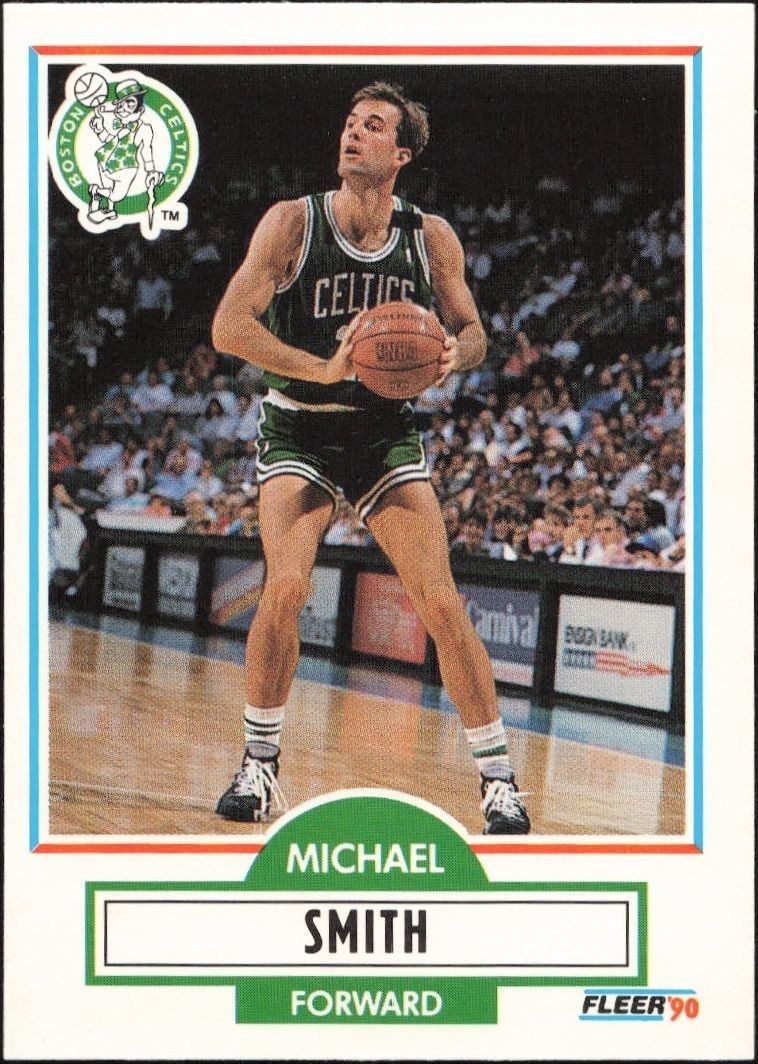 1990-91 Fleer Update Michael Smith #U-10 trading card