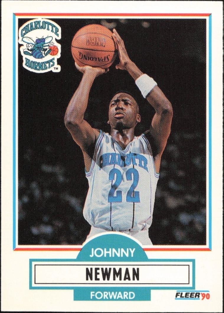 1990-91 Fleer Update Johnny Newman #U-12 trading card