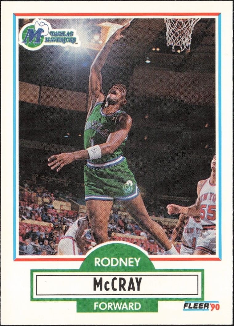 1990-91 Fleer Update Rodney McCray #U-21 trading card