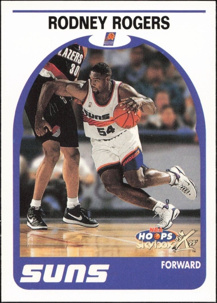 1999-00 Skybox NBA Hoops Decade Rodney Rogers #130 trading card
