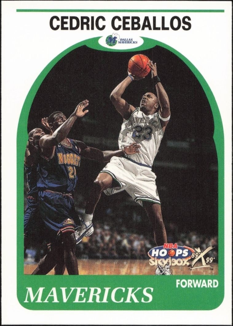 1999-00 Skybox NBA Hoops Decade Cedric Ceballos #111 trading card