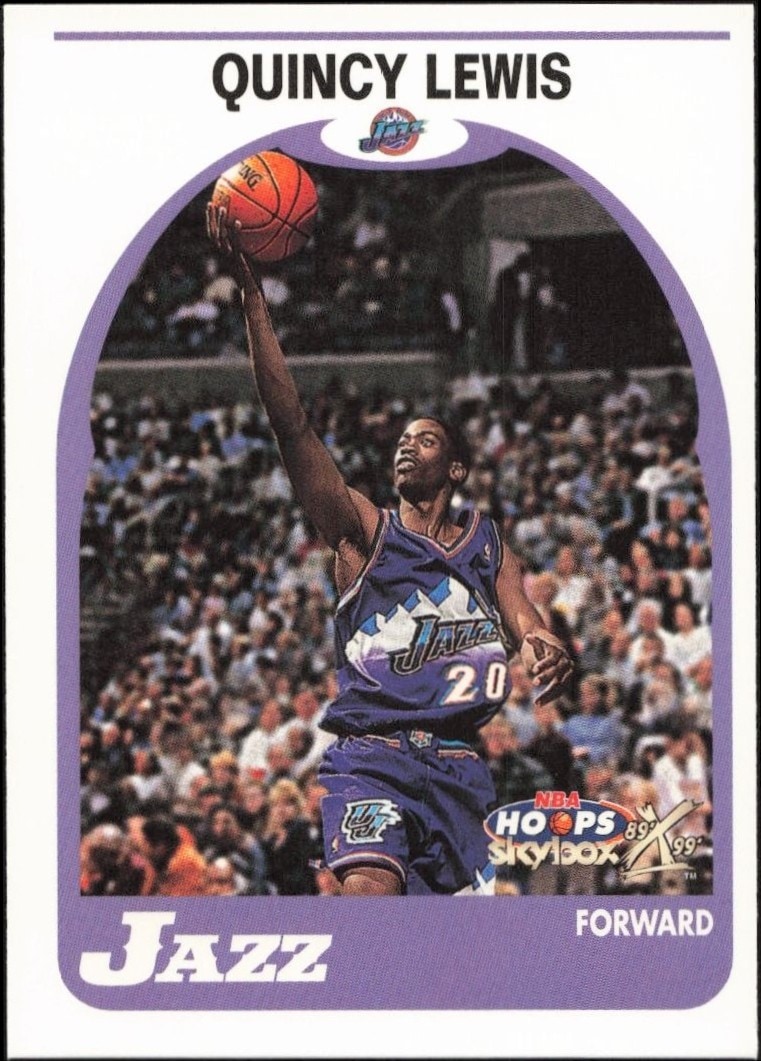 1999-00 Skybox NBA Hoops Decade Quincy Lewis #126 trading card
