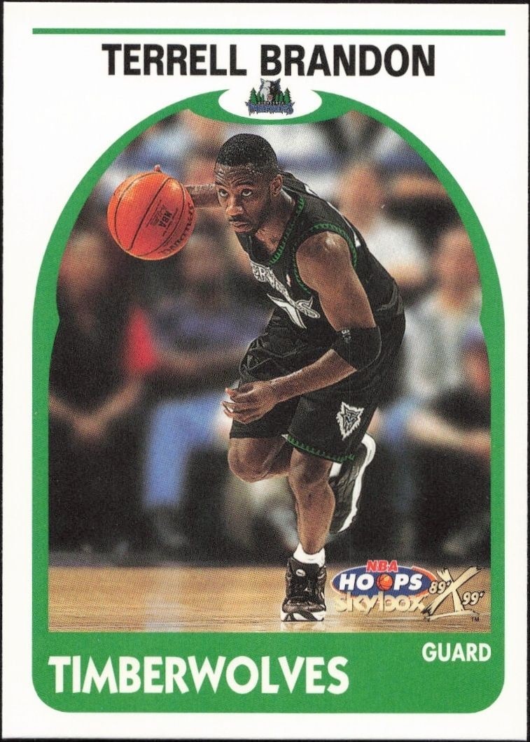 1999-00 Skybox NBA Hoops Decade Terrell Brandon #51 trading card
