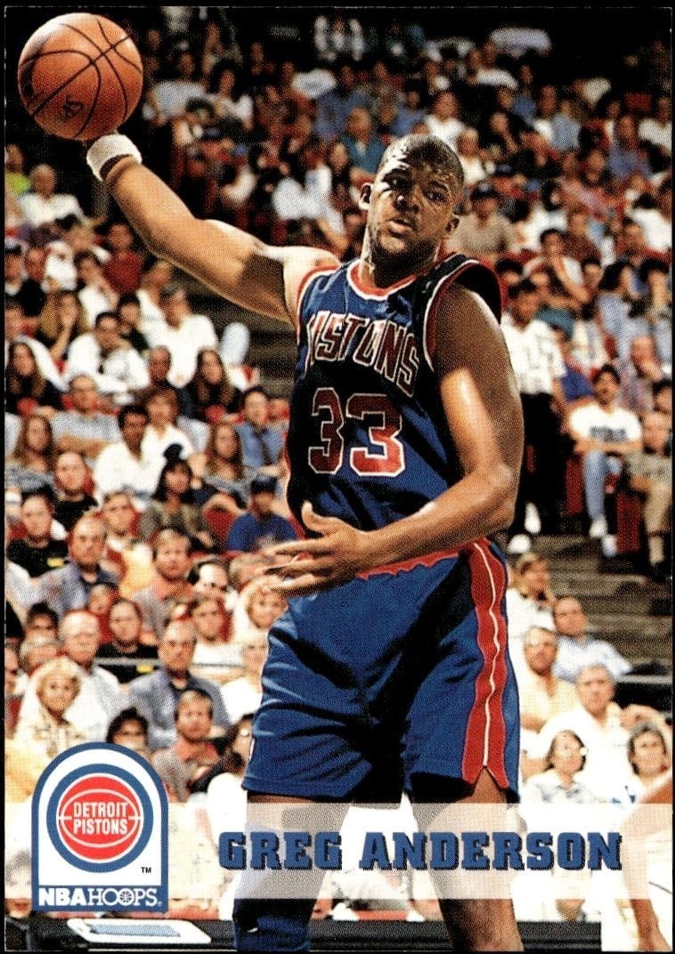 1993-94 Skybox NBA Hoops Series 2 Greg Anderson #330 trading card