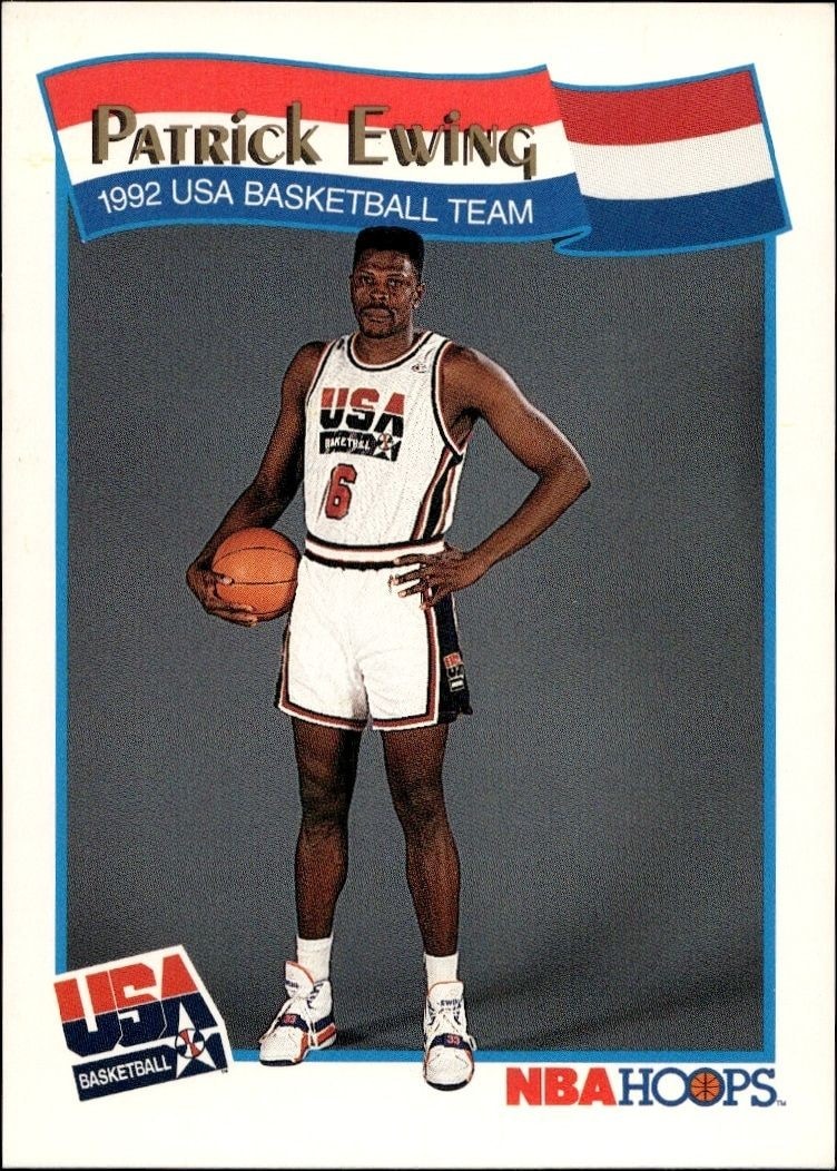 1991-92 Skybox NBA Hoops Series 1 Patrick Ewing #53 trading card