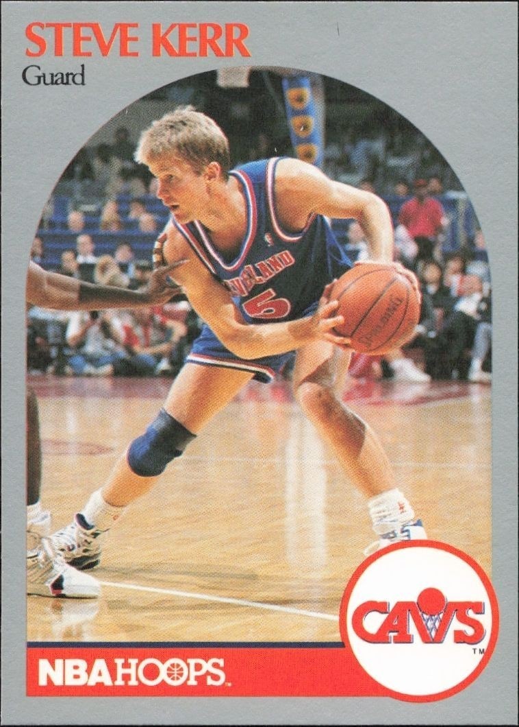 1990-91 Skybox NBA Hoops Series 1 Steve Kerr #75 trading card