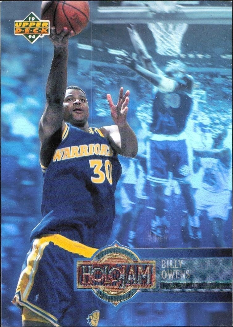 1993-94 Upper-Deck Holojam Billy Owens #H9 trading card